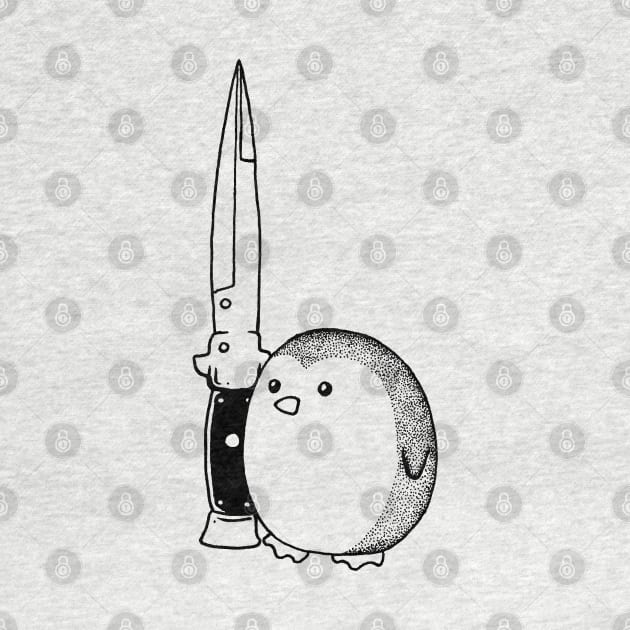 Knife penguin by popcornpunk